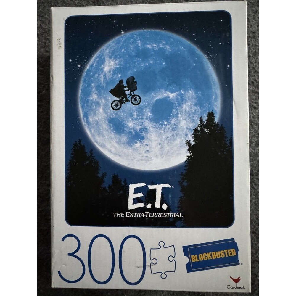 PUZZLE- E.T. -THE EXTRA-TERRESTRIAL-The Movie-300 Piece-Blockbuster-18" x 24"